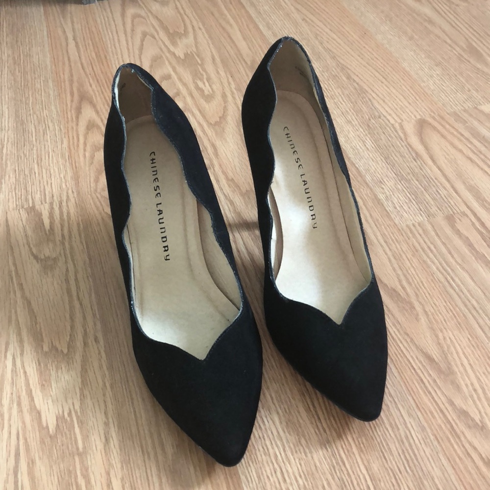 Black Chinese Laundry Heels
